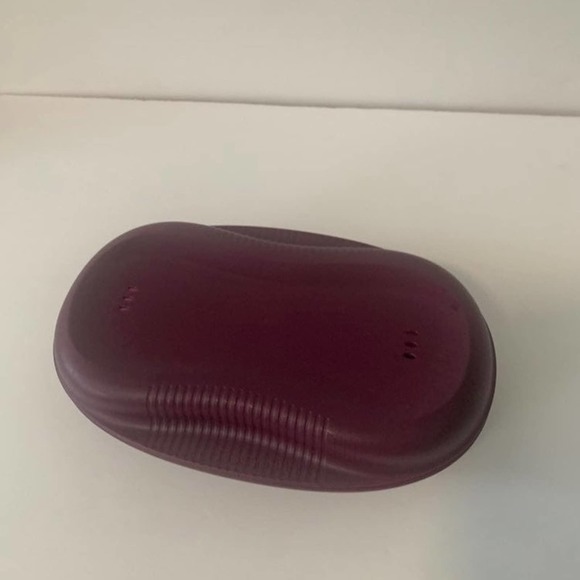 Tupperware Microwave Breakfast Maker Cooker Plum Purple 430ml Preowned - Picture 9 of 12